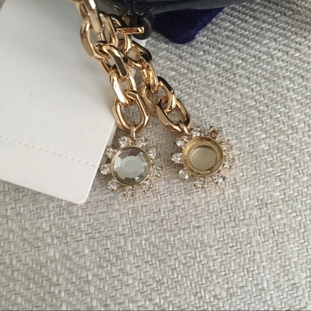 TORY BURCH Sequin Bird Key Ring Bag Fob